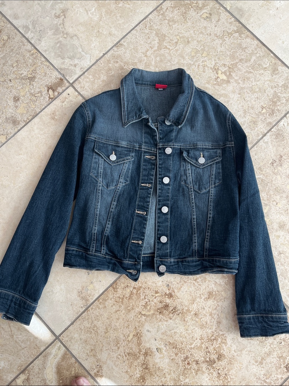 Dark Wash Denim Jacket M